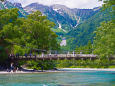 上高地の夏・河童橋