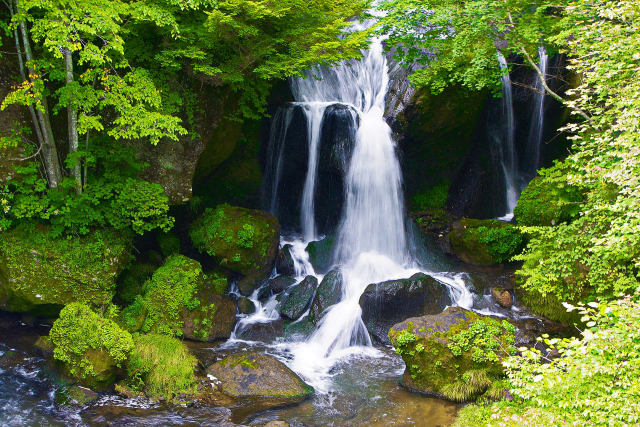 竜頭の滝 (右側)