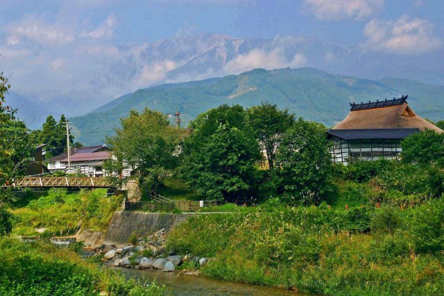 晩夏の大出吊橋