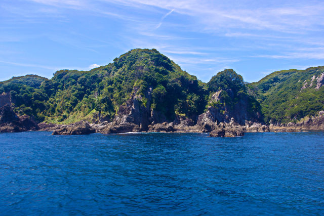 石廊崎の海岸線