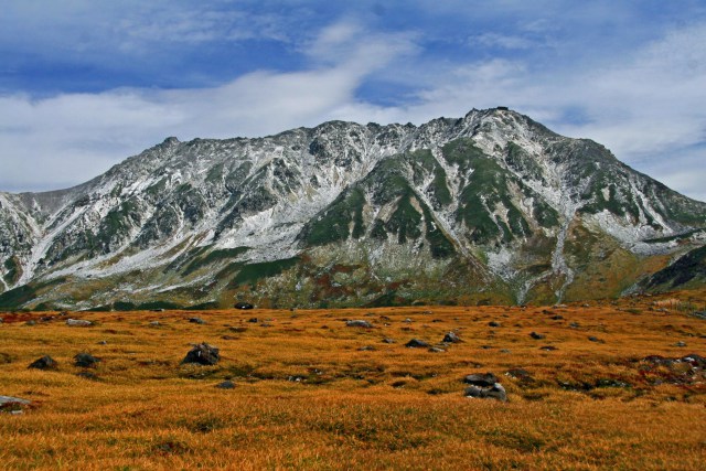 秋の立山三山