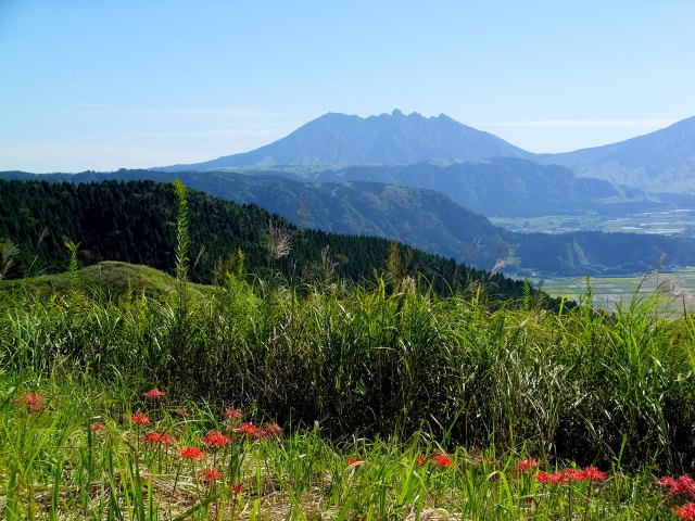 阿蘇根子岳遠景