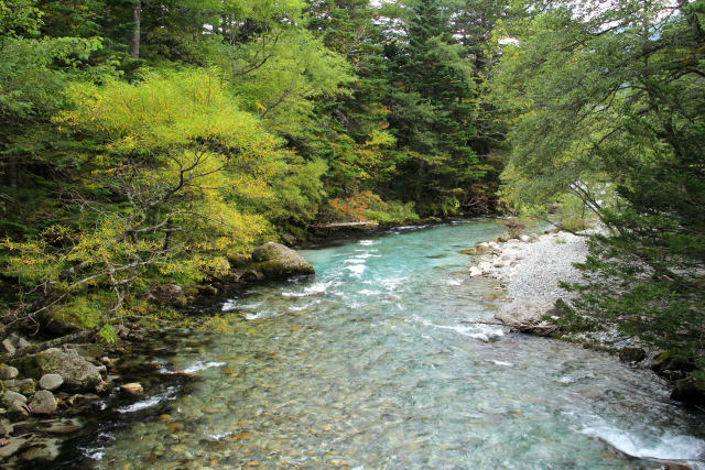 田代橋から見る梓川