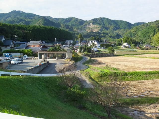 斜めの秋の陽射し