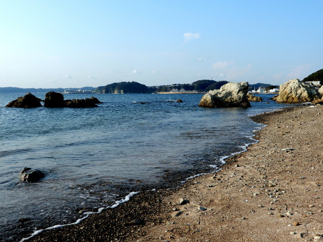 逗子から江ノ島を望む