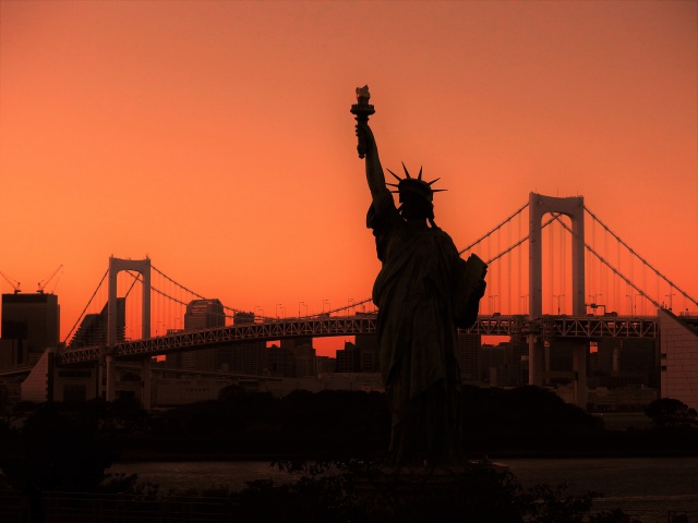 お台場の夕景