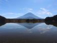 精進湖の逆さ富士