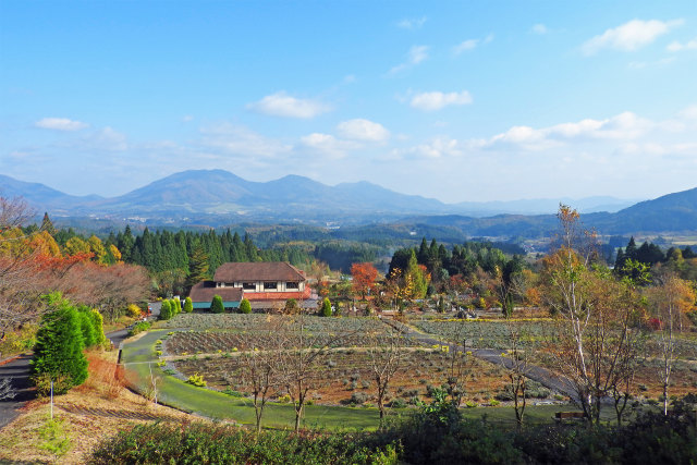 紅葉の蒜山高原