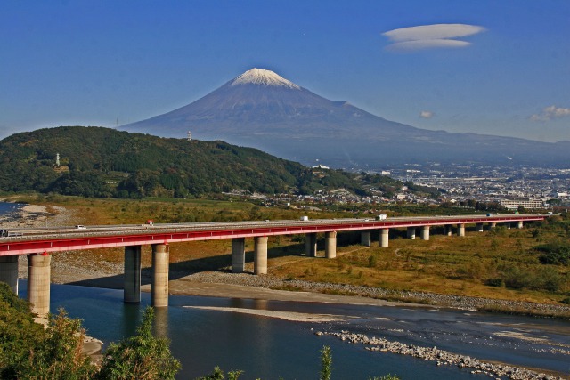 富士川からの富士山