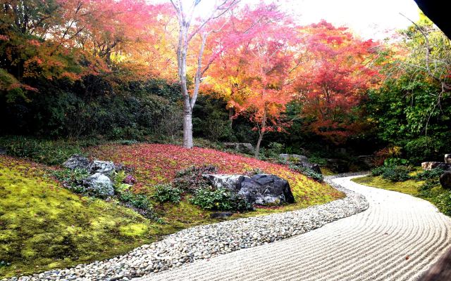 大河内山荘の紅葉(7)