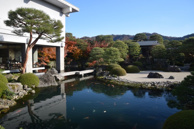 足立美術館の庭園2