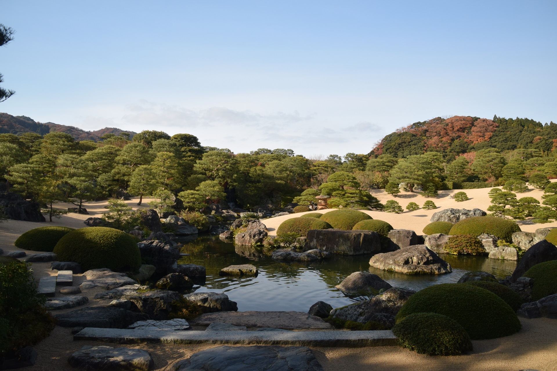 日本の風景 足立美術館の庭園4 壁紙19x1280 壁紙館