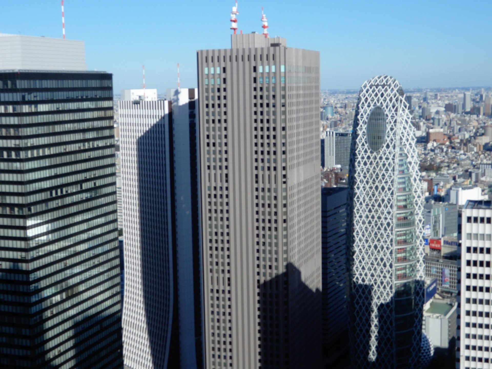 都市 街 室内 新宿の高層ビル群 壁紙19x1440 壁紙館