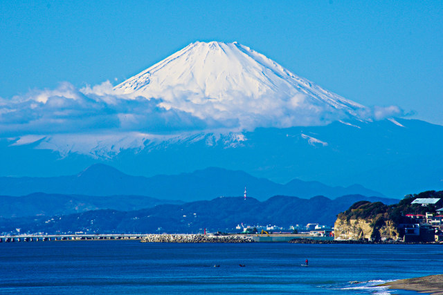 鎌倉から富士山