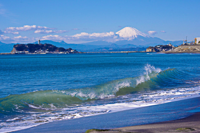 湘南海岸 冬景色