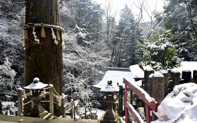 鞍馬寺雪景色(1)