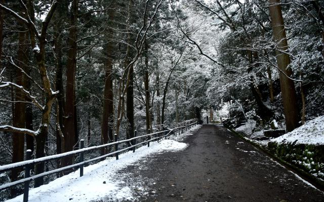 鞍馬寺雪景色(2)