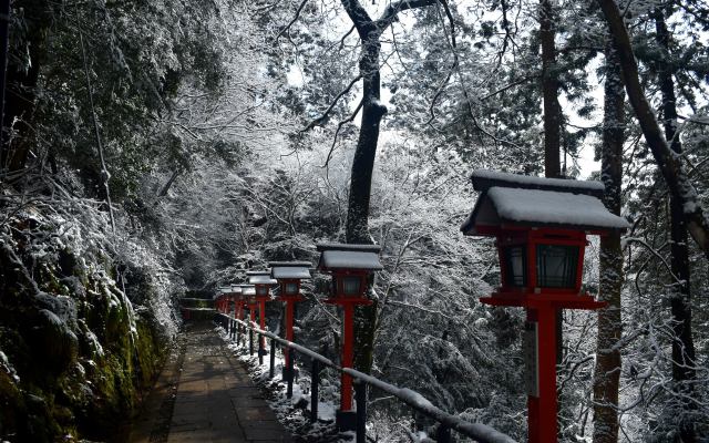 鞍馬寺雪景色(3)