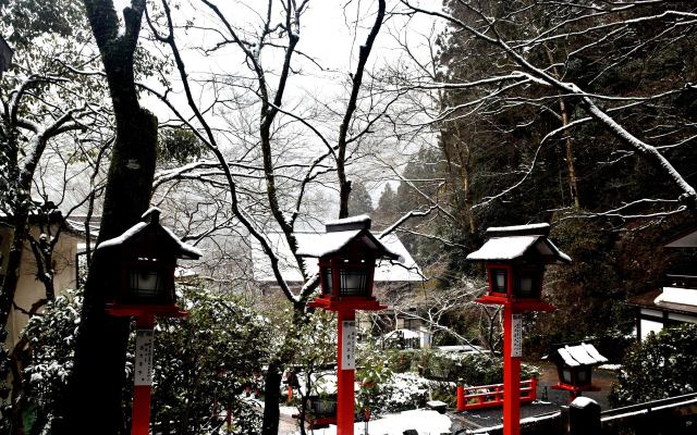 鞍馬寺雪景色(5)