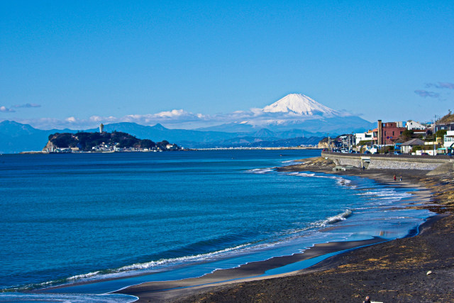 富士山と江の島