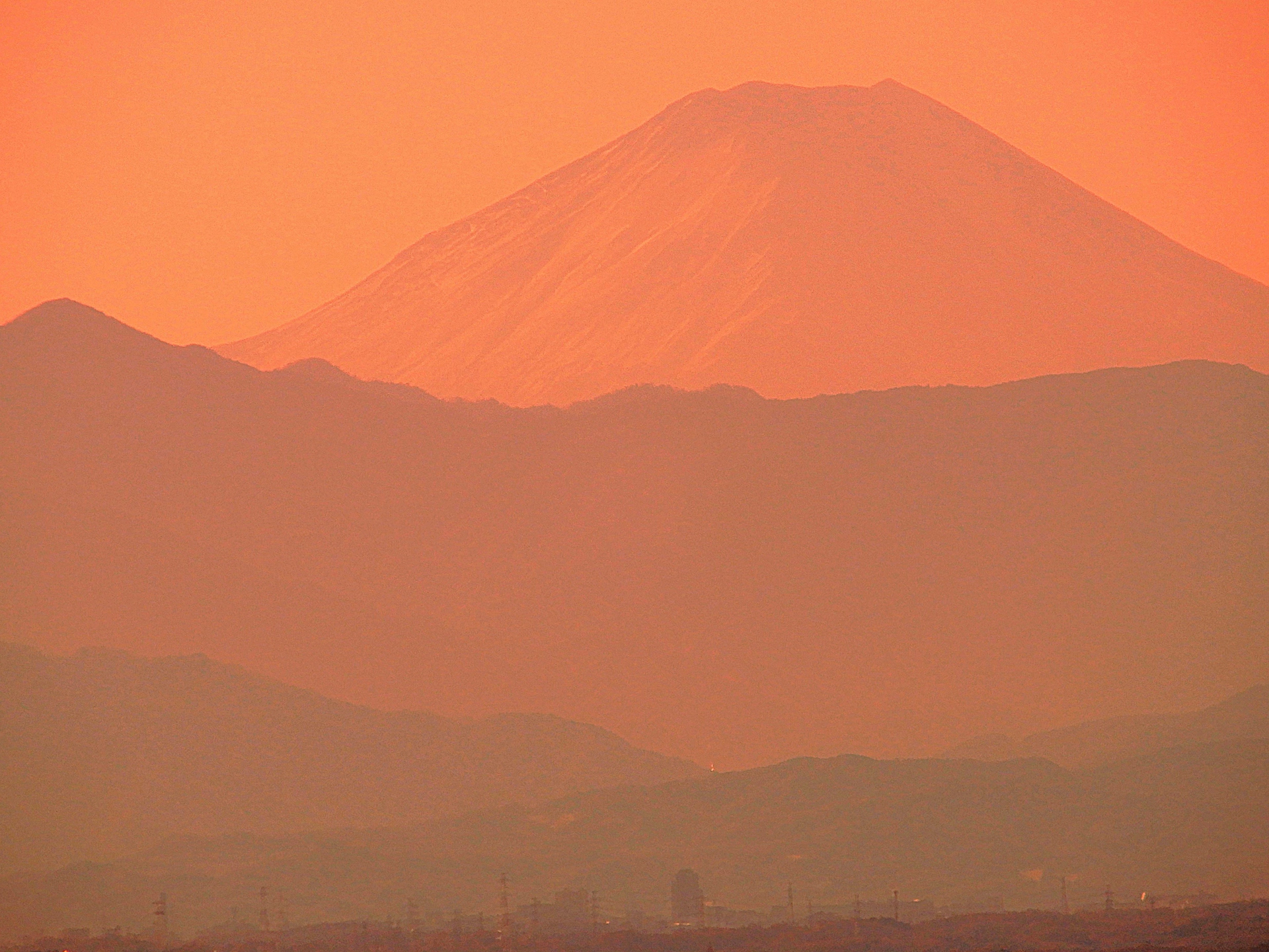 朝焼け 夕焼け 赤富士 壁紙19x1440 壁紙館