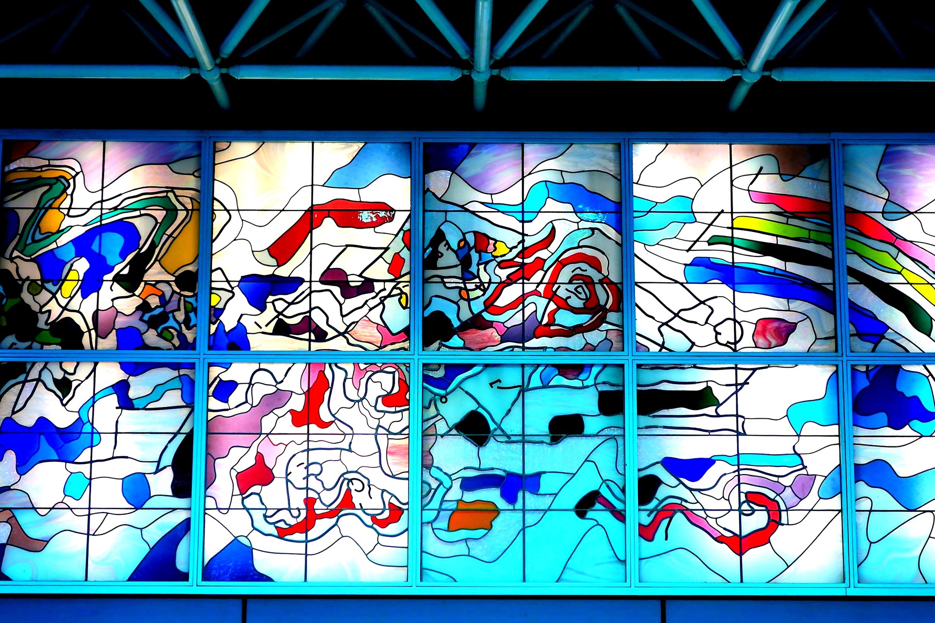 都市 街 室内 品川駅のステンドグラス 壁紙1920x1281 壁紙館