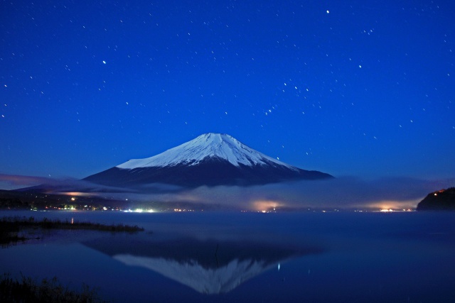 富士山頂のオリオン