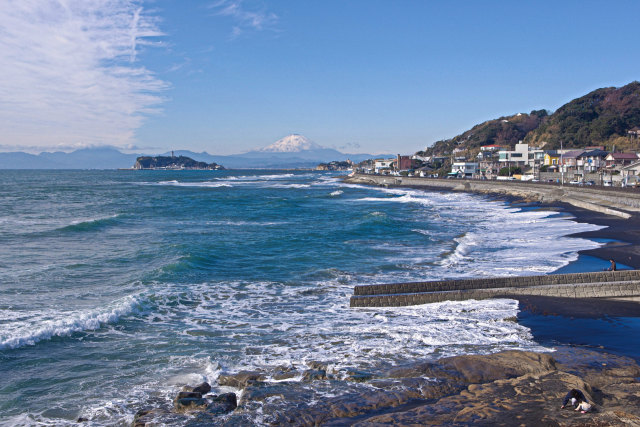 湘南海岸 冬景色