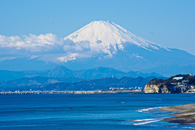 鎌倉からの富士山