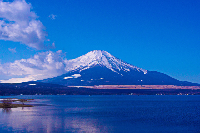 山中湖からの富士山