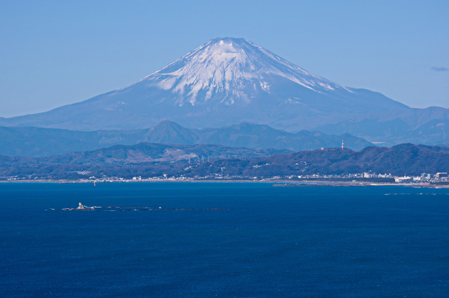 2018新春 江の島からの富士山