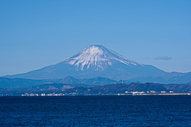 江の島からの富士山