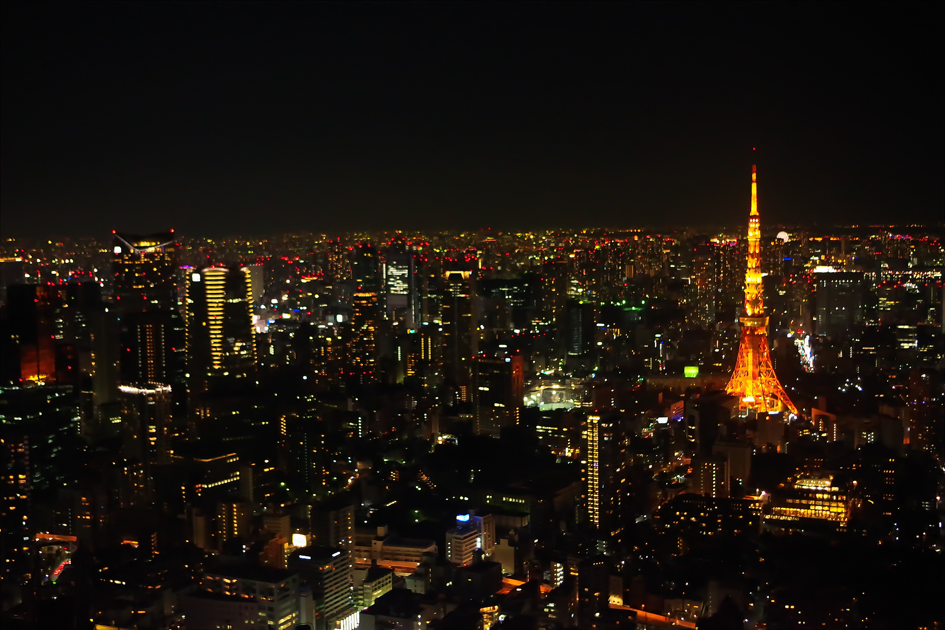 夜景 花火 イルミ 東京ナイトビュー 壁紙1920x1280 壁紙館