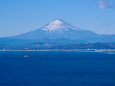 相模湾と富士山