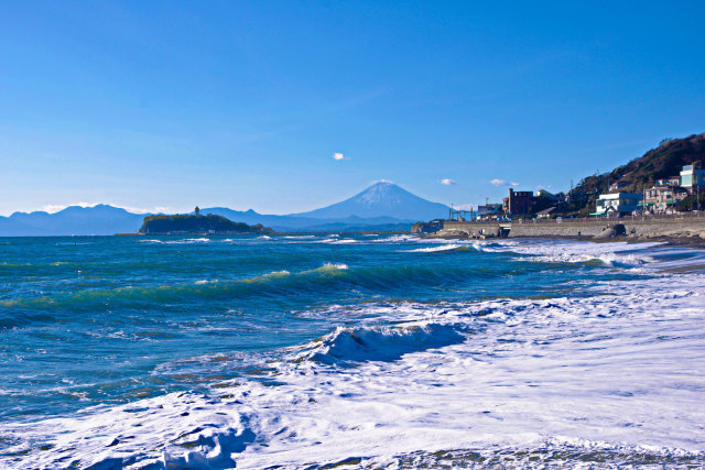 湘南海岸 冬景色