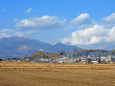 のどかな冬の田園風景