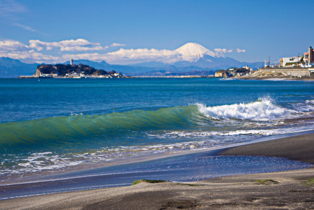 富士山と江の島