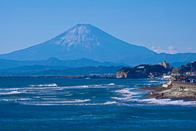 鎌倉から富士山