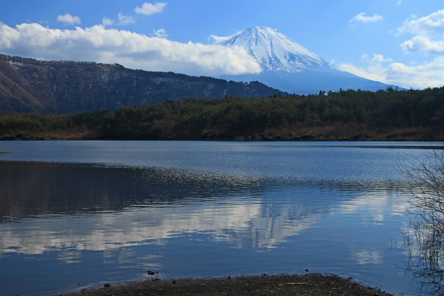 西湖の富士山