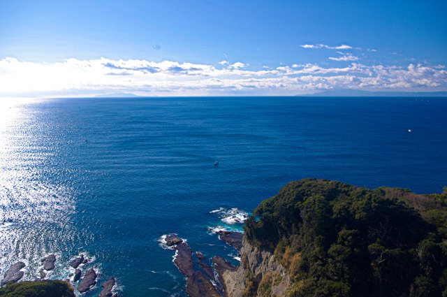 江の島から相模湾