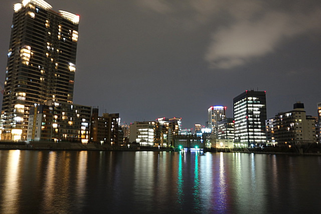 隅田川の夜景