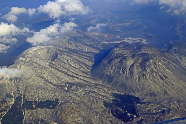 九重連山空撮