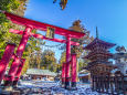 冠雪の若一王子神社