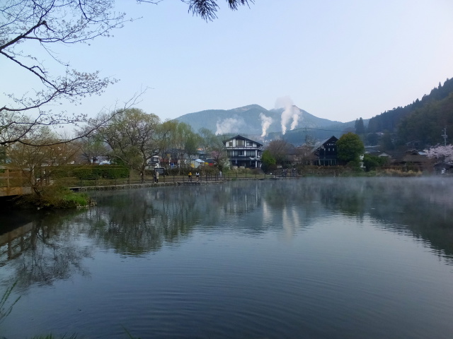 朝の金鱗湖