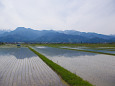 安曇野の田園風景