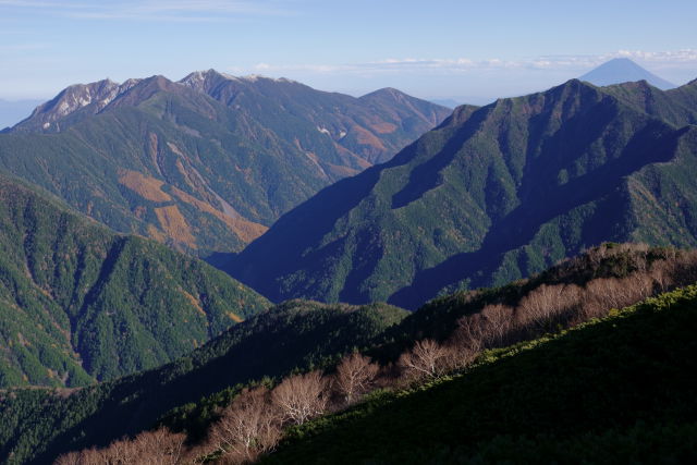 鳳凰三山と富士