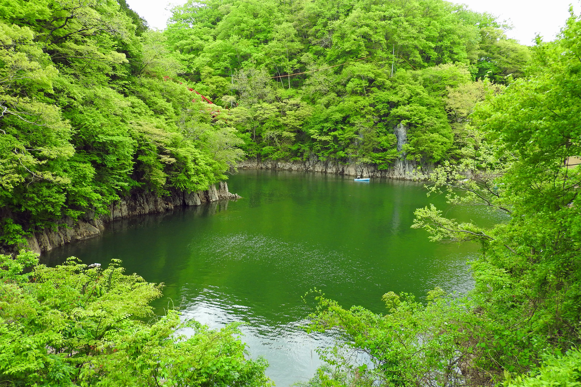 日本の風景 帝釈峡 新緑の季節 壁紙19x1280 壁紙館