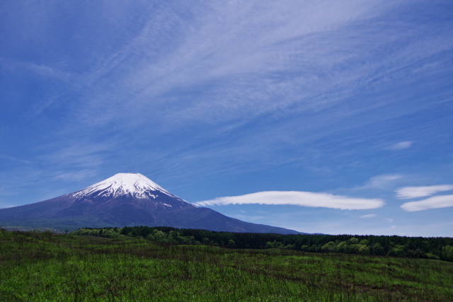 五月晴れの富士山