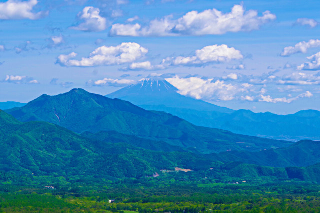 清里・美し森から見る富士山