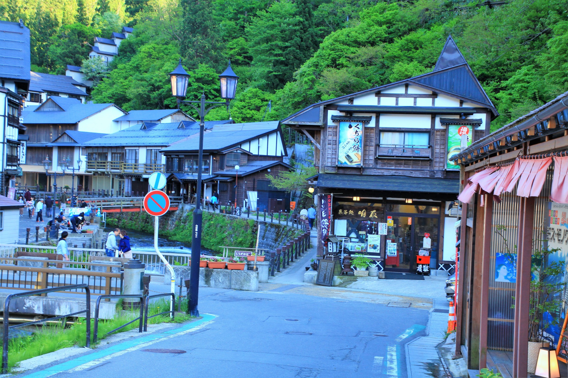 日本の風景 銀山温泉 壁紙1920x1280 壁紙館